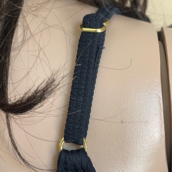 Tahiti Women's black Sexy Ruched Draw
String One Piece Swimsuit Size M - Picture 7 of 13